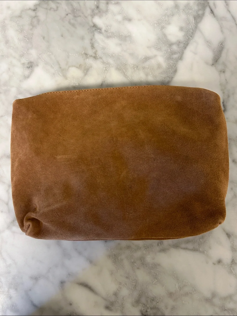 Tan Cosmetics Bag/Travel Pouch •